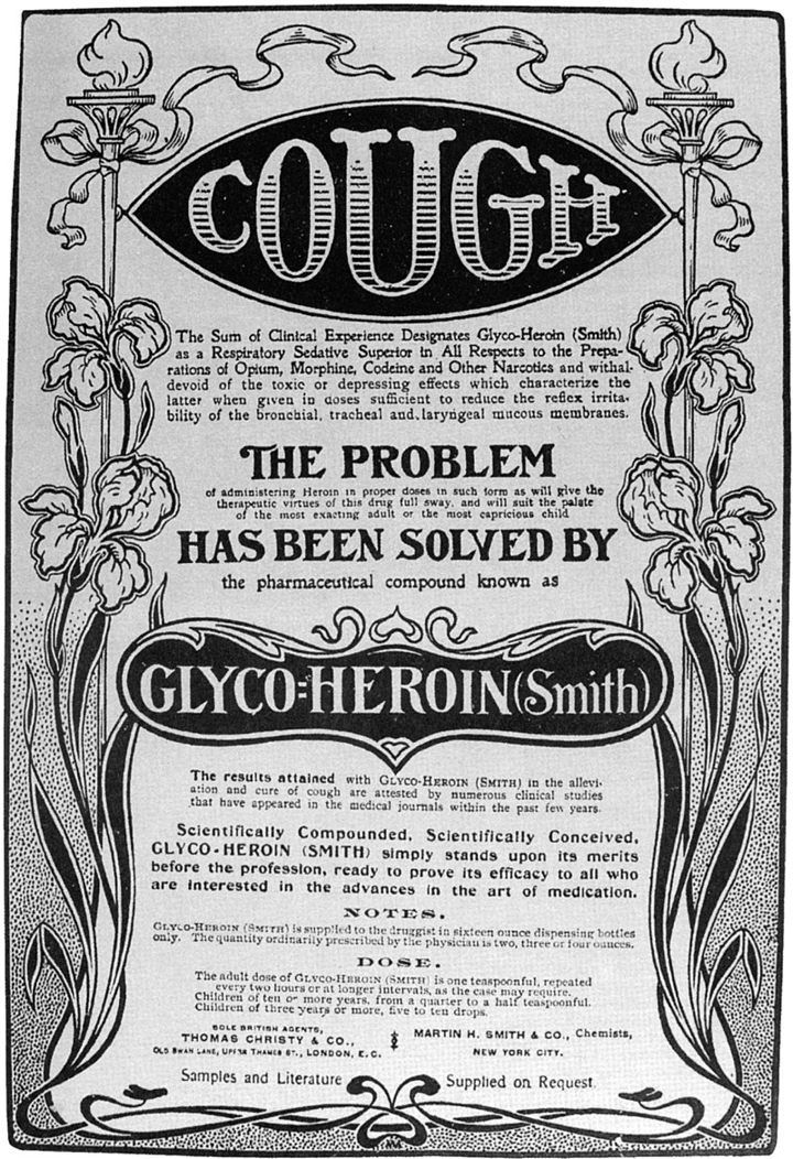 Лекарство от кашля с героином Glyco-Heroin (Smith)